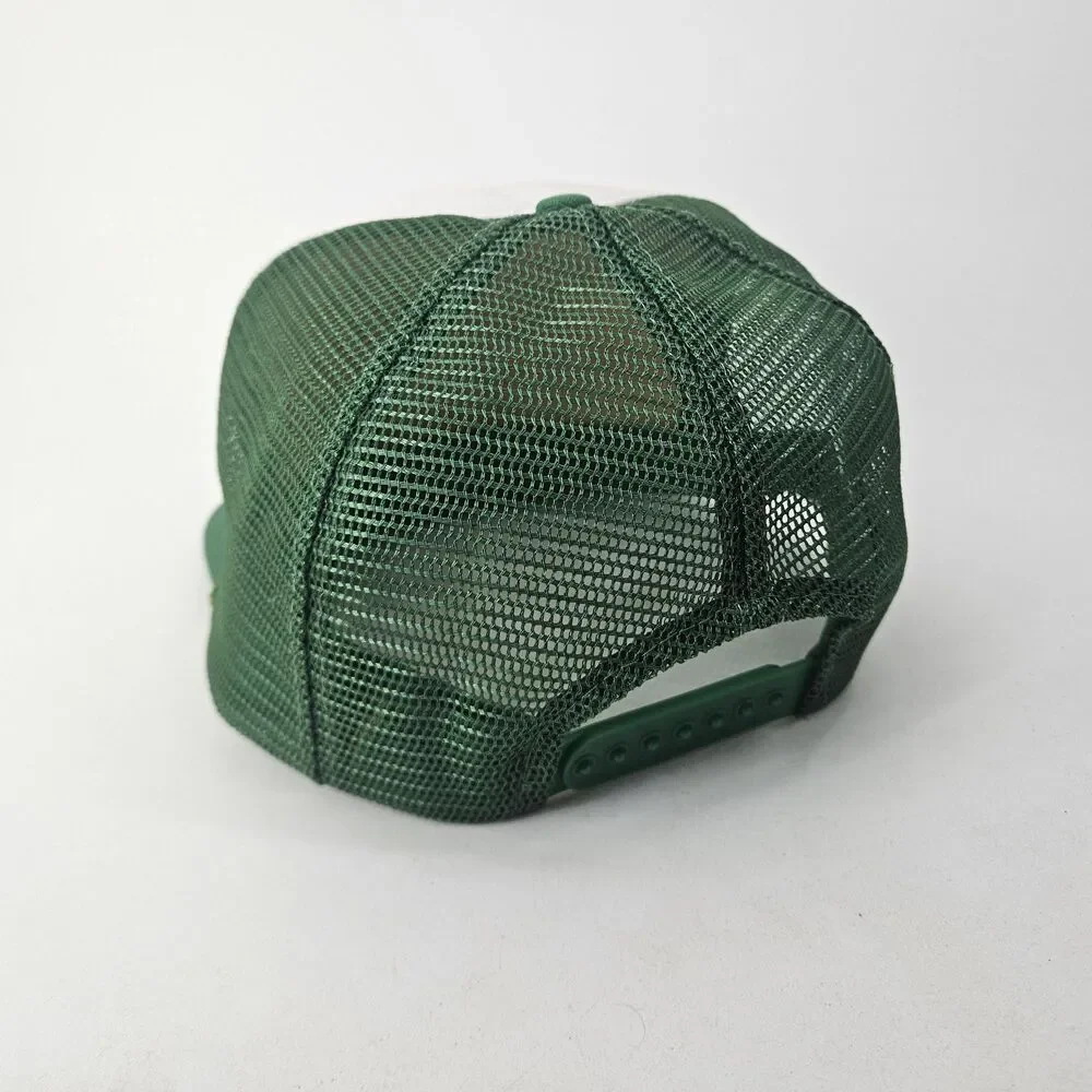 Vintage Mayflower Moving Company Trucker Hat Kelly Caps Green White Snapback